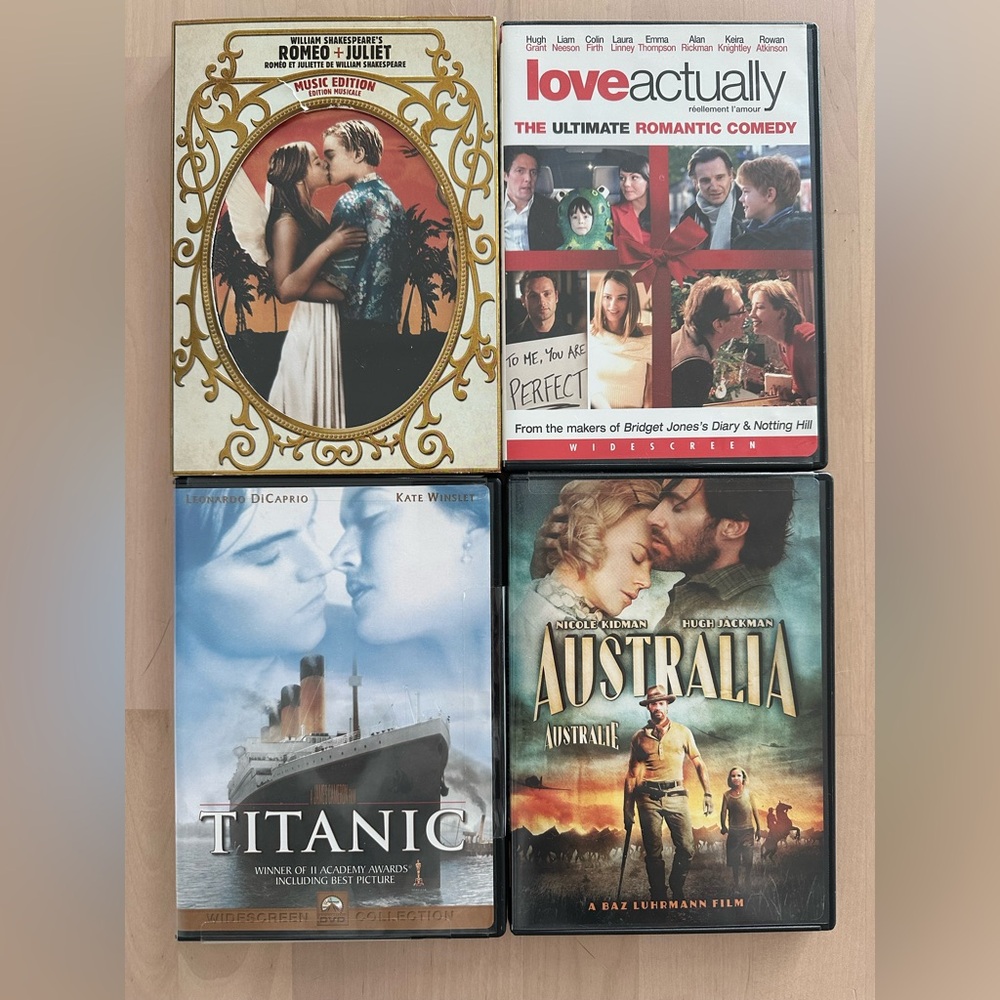 DVD Romantic Movie Collection